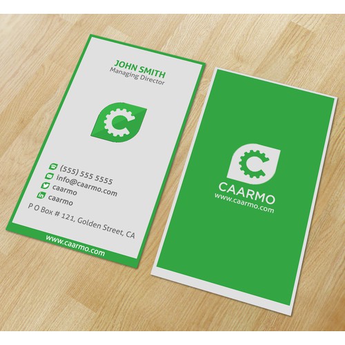 Need to build a eye-catching business card