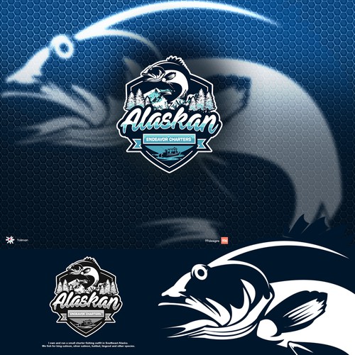 Logo Design for Alaskan Endeavor Charters