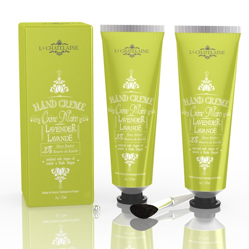 Create cosmetic packaging for prestige brand sold at national retail chain.