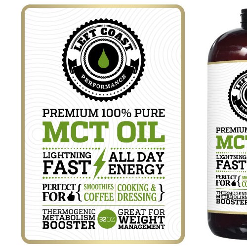 Design a hip label for a Sports Nutrition company - we already have a logo