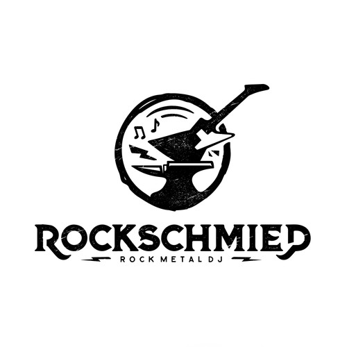 Logo Design for Rockschmied - Rock Metal DJ