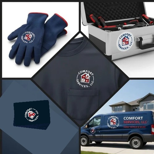 Comfort Services LLC logo design 