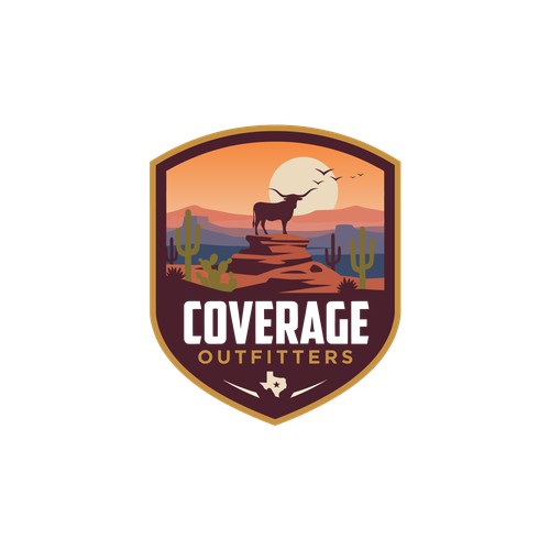 Outdoor-Inspired Boutique Insurance Logo for Coverage Outfitters