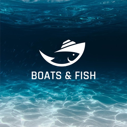 boat+ fish concept