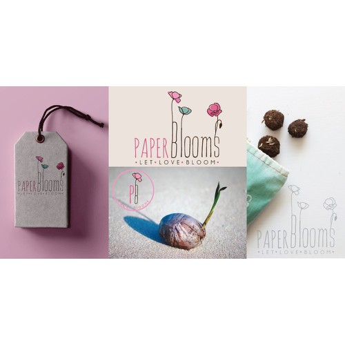 Logo concept for Seed bombs.