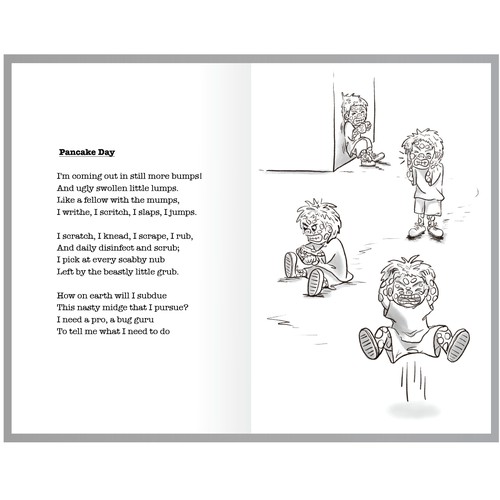Illustrations for a poem book