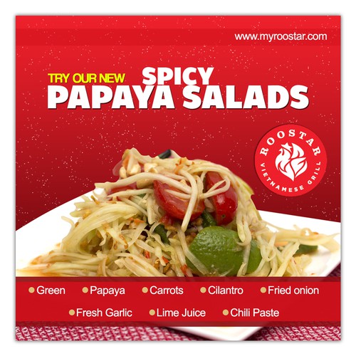 Papaya Salads Banners
