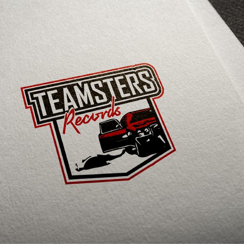 Logo for records company