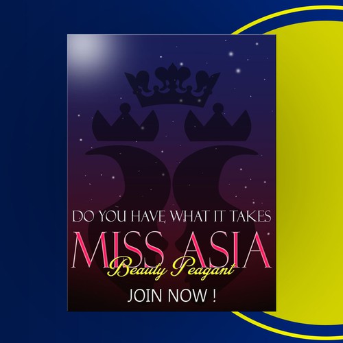 Poster MISS ASIA Beauty Peagant