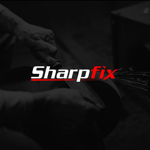 Logo concept for high quality knife sharpening tools.