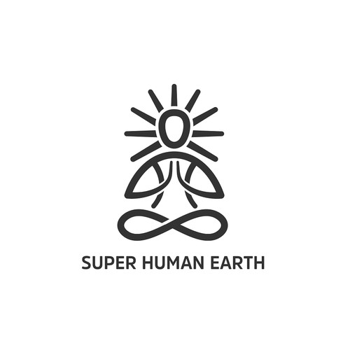Create a logo for the Super Human Earth movement