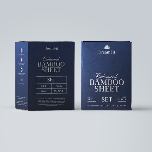 Bed Sheet Set Packaging Design