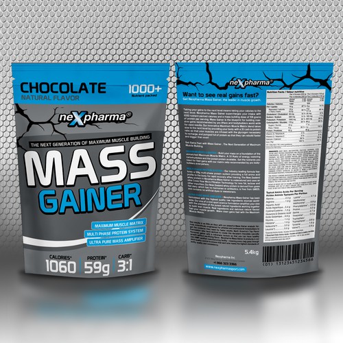Concept Packaging : Mass Gainer