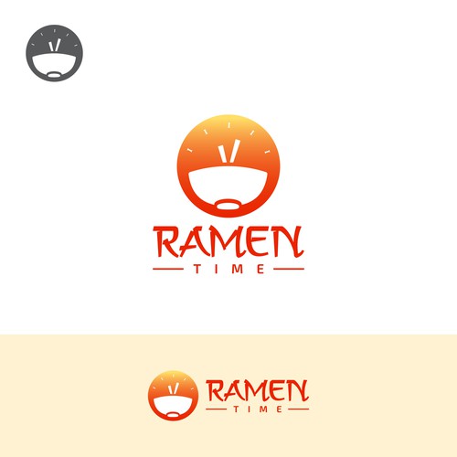 Ramen time logo branding