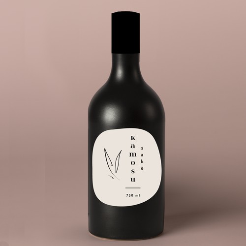 Japanese Sake Label