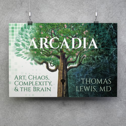Poster for a class "ARCADIA: Art, Chaos, Complexity, & the Brain"