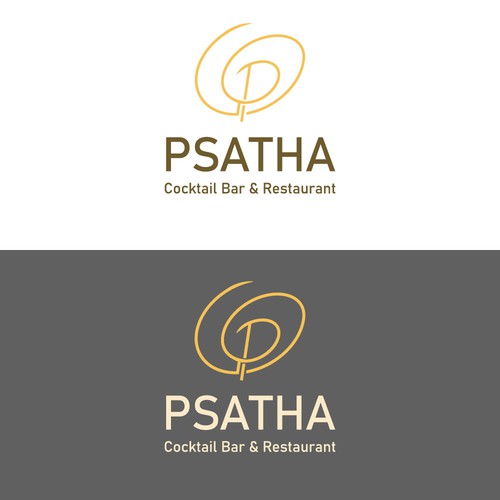 Logo for cocktail bar and restaurant