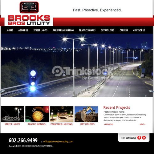 Construction Contractor Website Design