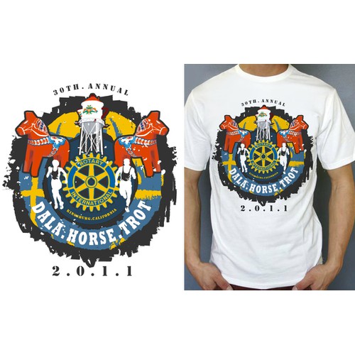  T Shirt 30th Annual DHT 10k RUN