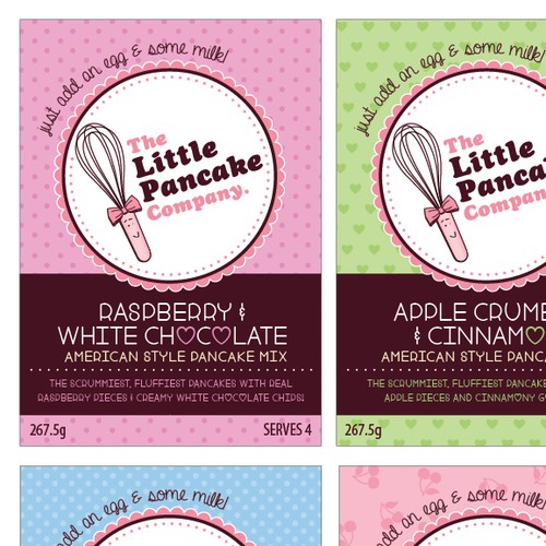 Package Design for a Sweet Pancake Co.