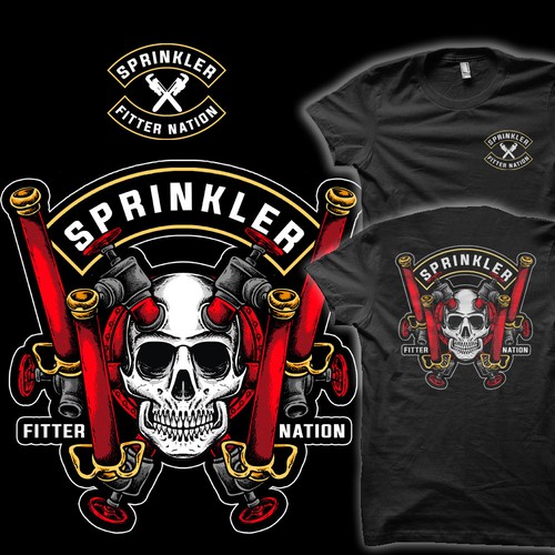 Sprinkler Fitter Skull