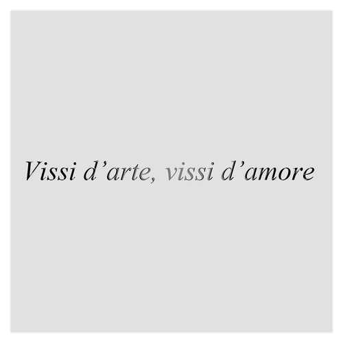 Vissi D' Arte, Vissi D' Amore