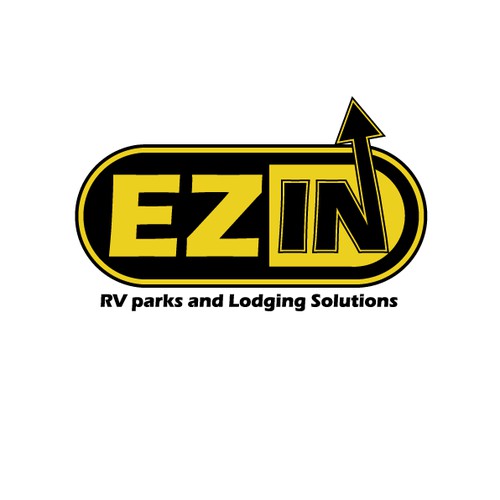 "EZ IN"  Logo ( pronounced  "Easy In") - RV parks and Lodging Solutions