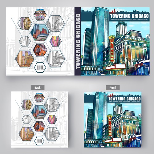 Coloring Book of Towering Chicago