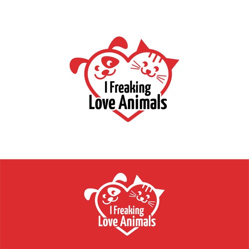 I Freaking Love Animals Logo