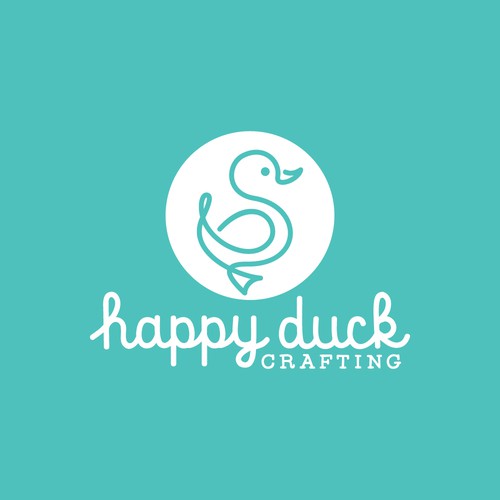 1 to 1 project - Logo for "HAPPY DUCK CRAFTING"-Crochet/Knitting Products (cute amigurumi or warm hat/scarf/shawl/gloves...etc)