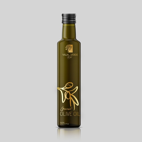 Modern Label for for Extra Virgin olive oil 