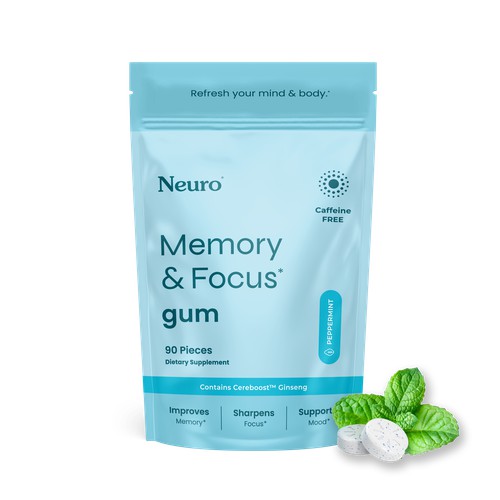 Neuro gum ENERGY & FOCUS PACKAGING DESIGN