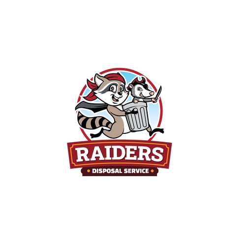 Raiders Disposal Service Logo