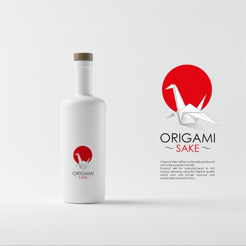 Origami sake logo proposal