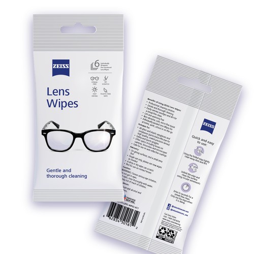 Packaging for Lens Wipes