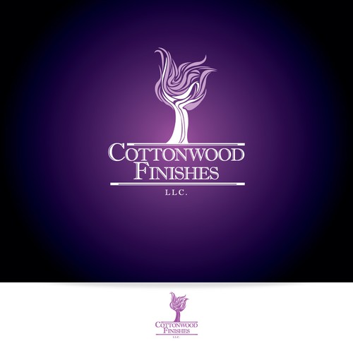 Custom Logo for Cottonwood Finishes, LLC