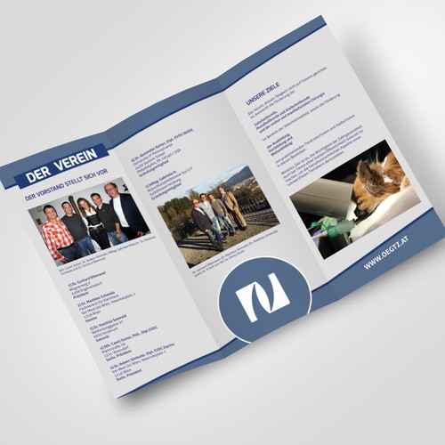 Erstellt eine moderne Infobroschüre für die ÖGTZ