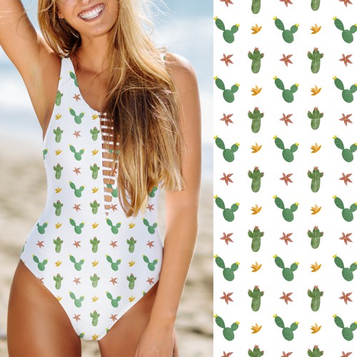 Cactus Print Design | 2