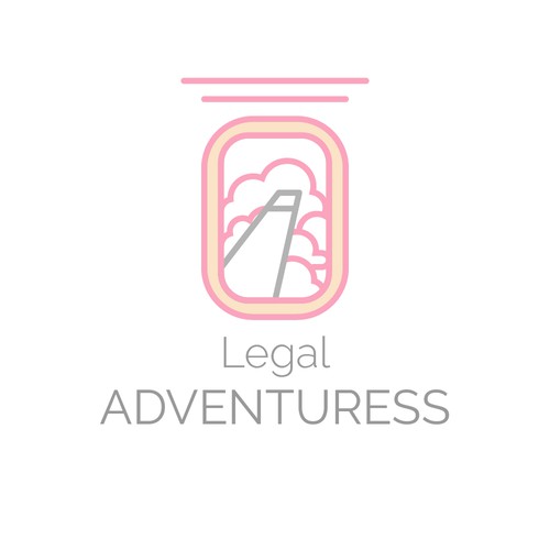 Logo concept for travel blog