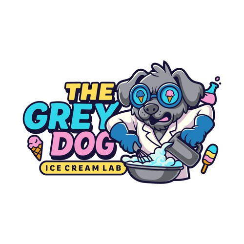 Logo for ice cream truck