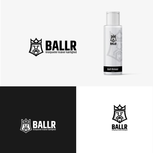 Logo for men's grooming product
