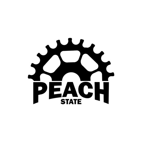 Bold logo for peach state