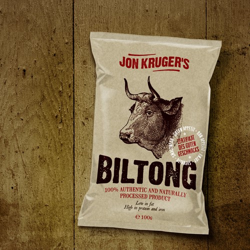 JON KRUGER´S Biltong - PRODUCT LABEL WANTED