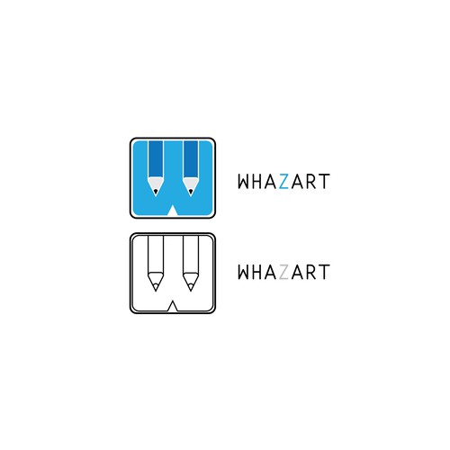 Pencil logo for Whazart