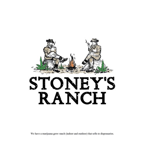 Vintage logo design for Cannabis Ranch