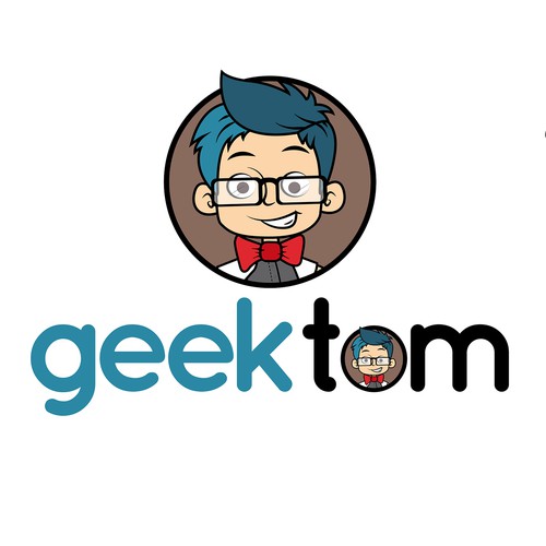 geek boy logo