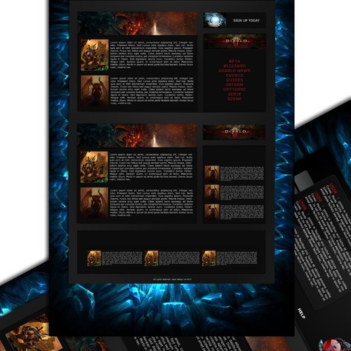 Diablo News and Community needs a new website design