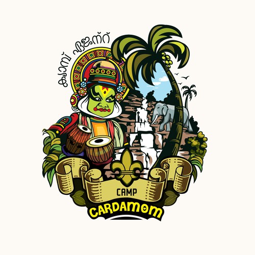 illustrative logo for Camp Cardamom