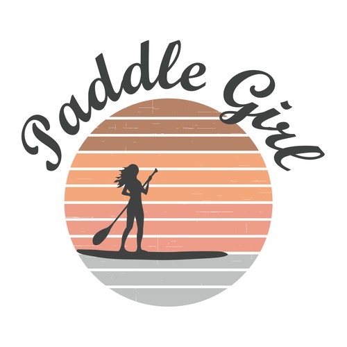 paddle girl mug design 