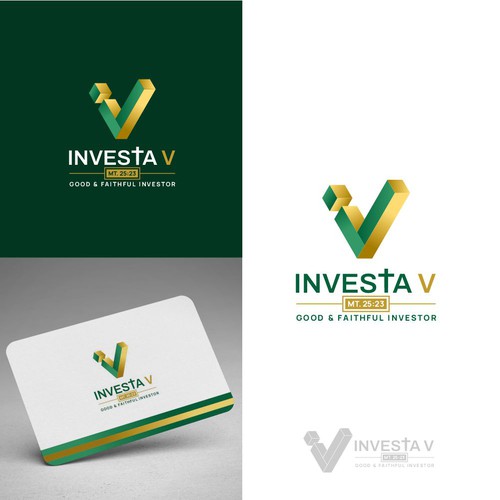 3d Bold Logo for Investing Company
